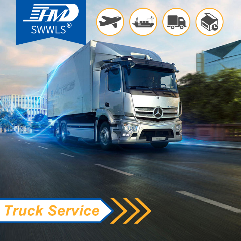 International logistics from China to USA freight forwarder truck shipping from West America to East America