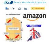 Servicio de envío de Amazon FBA flete aéreo de Shanghai a Reino Unido