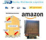 Transport morski Amazonki z Szanghaju do Birmingham, UK Magazyn Amazon