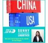 从中国到奥克兰美国的整箱和拼箱集装箱拼箱海运DDU服务