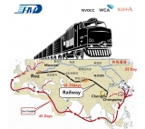 Ruta ferroviaria internacional a Kazajstán Europa Rusia Bielorrusia Polonia Alemania
