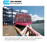 Less than container sea shipping from China to USA from Guangzhou to Miami door to door sea freight services