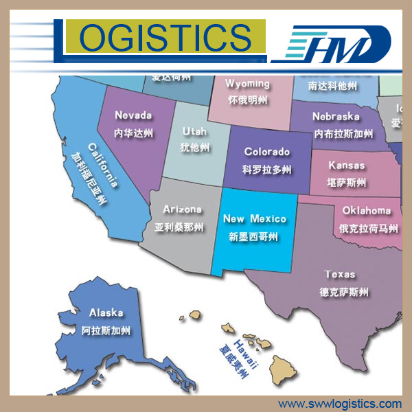 International freight forwarder FCL sea shipping from Ningbo to Dallas to door