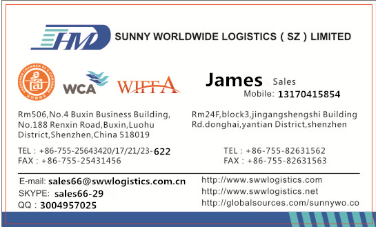 Door to door air freight service from China to Dubai