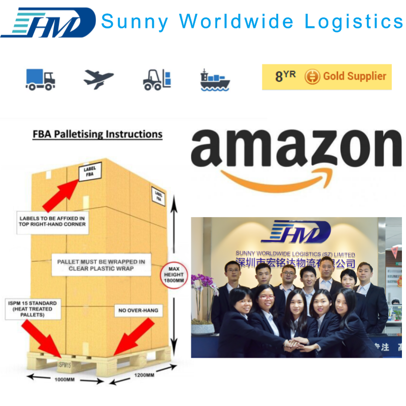 Xiamen China sea shipping to USA FBA Amazon DDP service