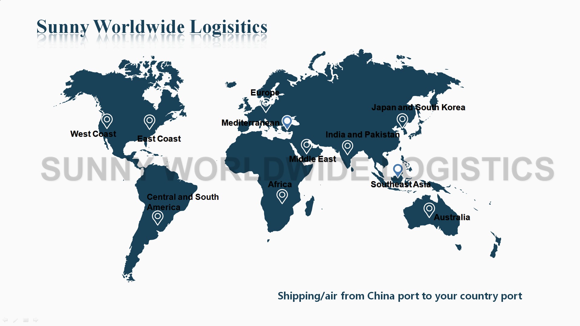 International freight forwarder sea shipping from Shenzhen to Hamburg