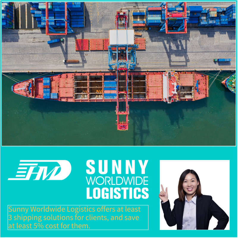 From Shanghai China to Genoa Italy Sea container shipping rates LCL FCL