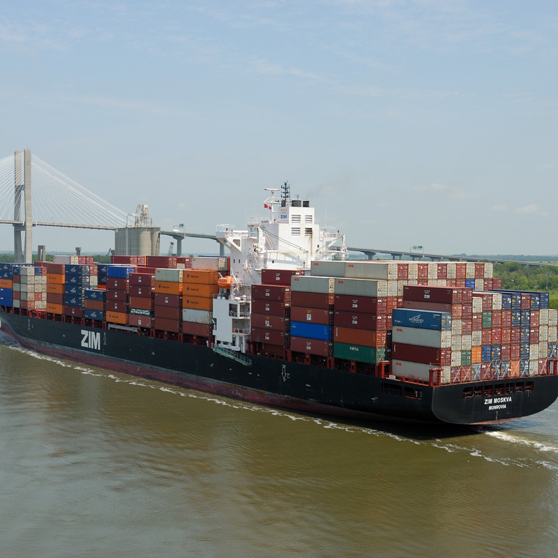 Canada door to door sea shipping freight from China to Edmonton