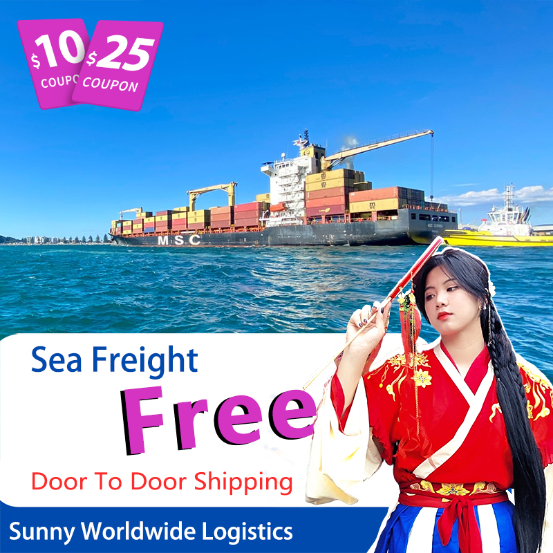 Sea freight free from Shenzhen Ningbo, Shanghai, Shanghai to Europe door to door FCL container agent shipping china ,Sunny Worldwide Logistics