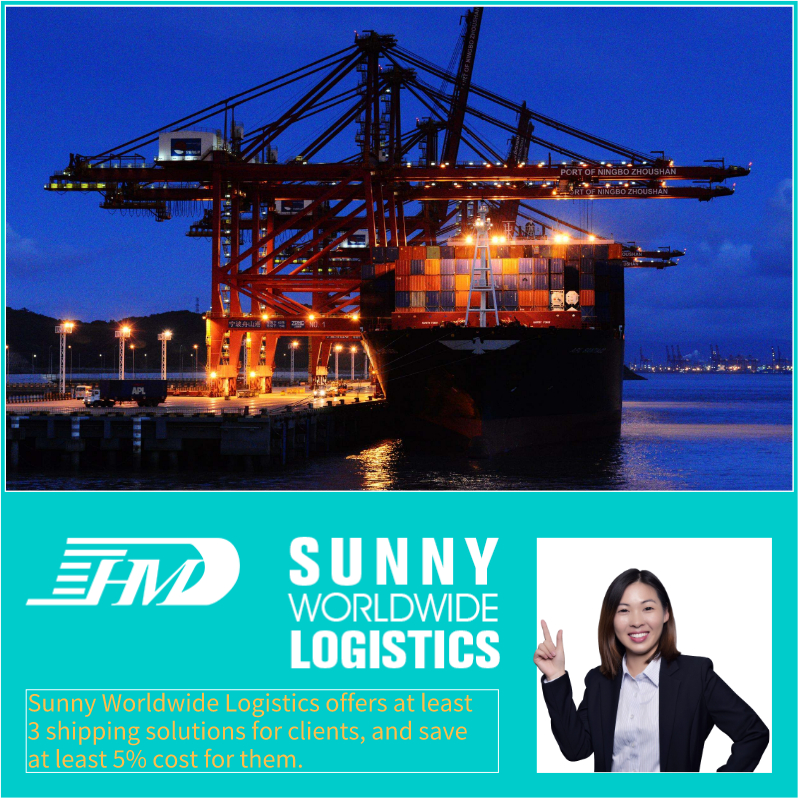 Door To Door Delivery Service Sea Ocean Freight Shipping Cargo Rates from China to New York USA 