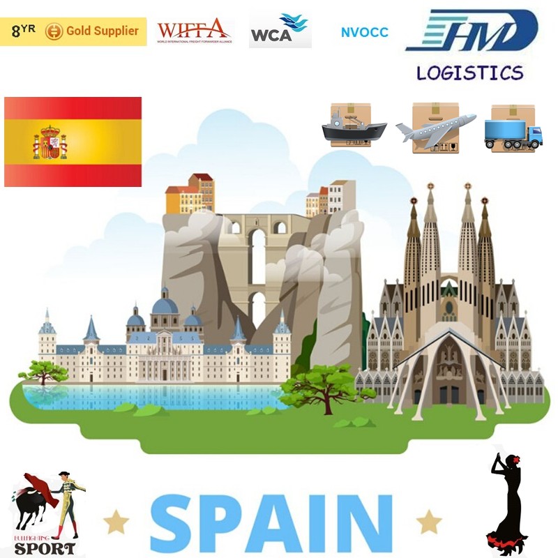 internation sea freight to spain