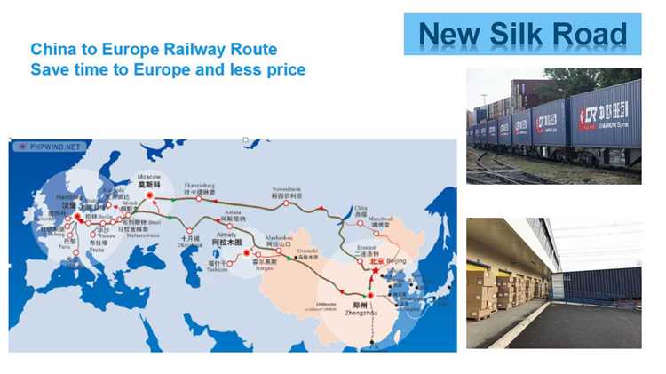 Logistic Service Chongqing-Xinjiang-Europe International Railway Railway Freight