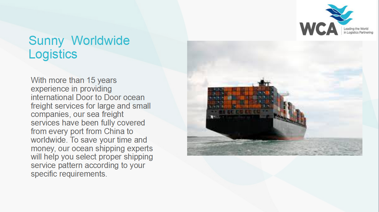 Sea freight LCL agents door to door service from China to Dallas