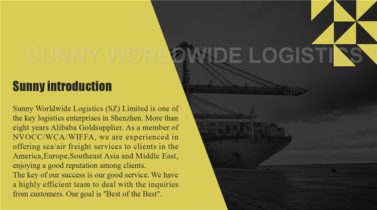 Send ocean freight from china to UK