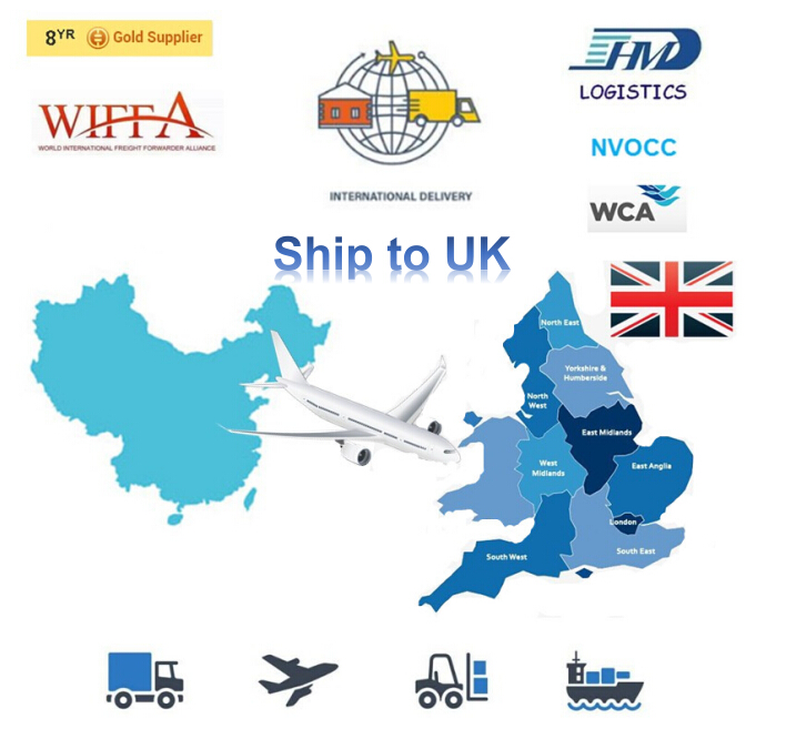 internation sea freight to UK