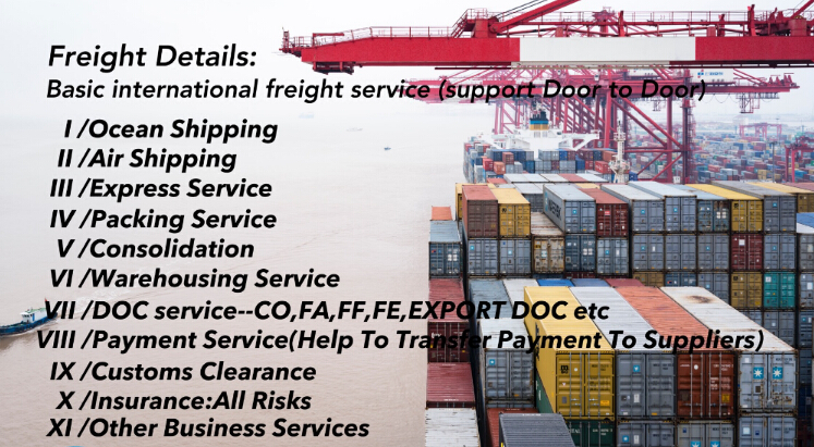 Consolidation service Shenzhen China to Tampa USA sea freight rate shipping