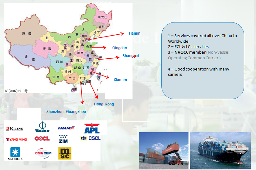 China freight forwarder