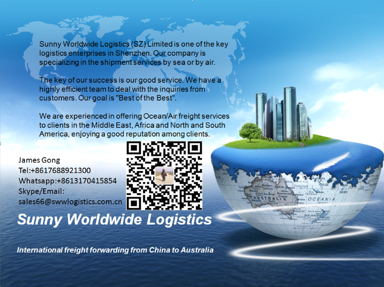 sea freight services from Shanghai China to Melbourne Australia