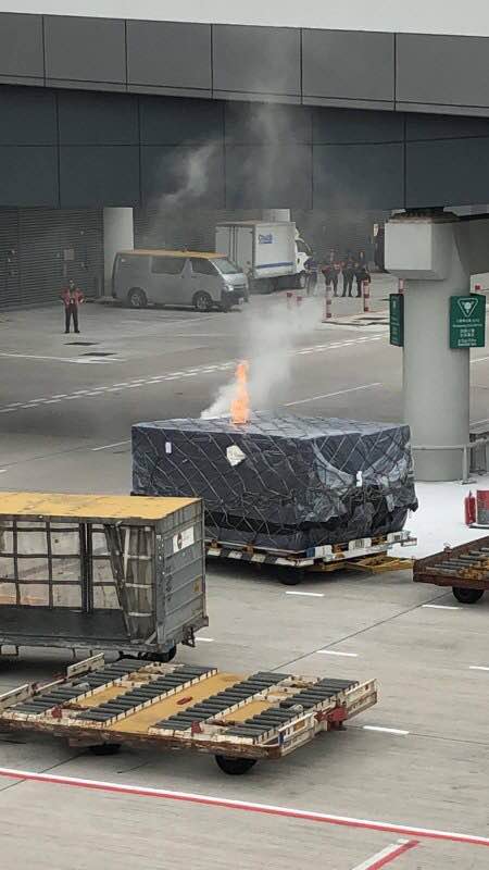 Hong Kong International Airport Plate fires