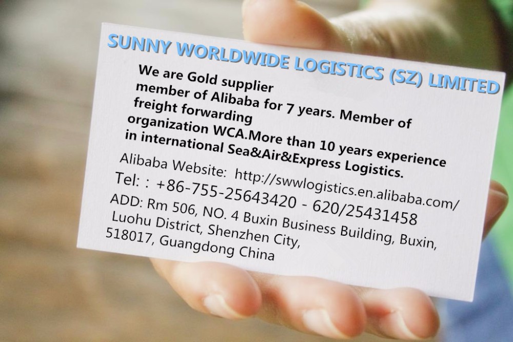 China freight forwarding service express shipping from Shenzhen to USA