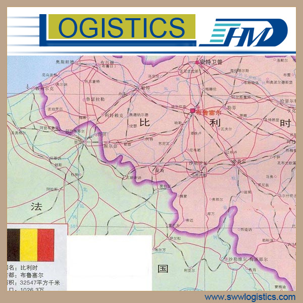 Door to door sea freight from Shenzhen to Belgium