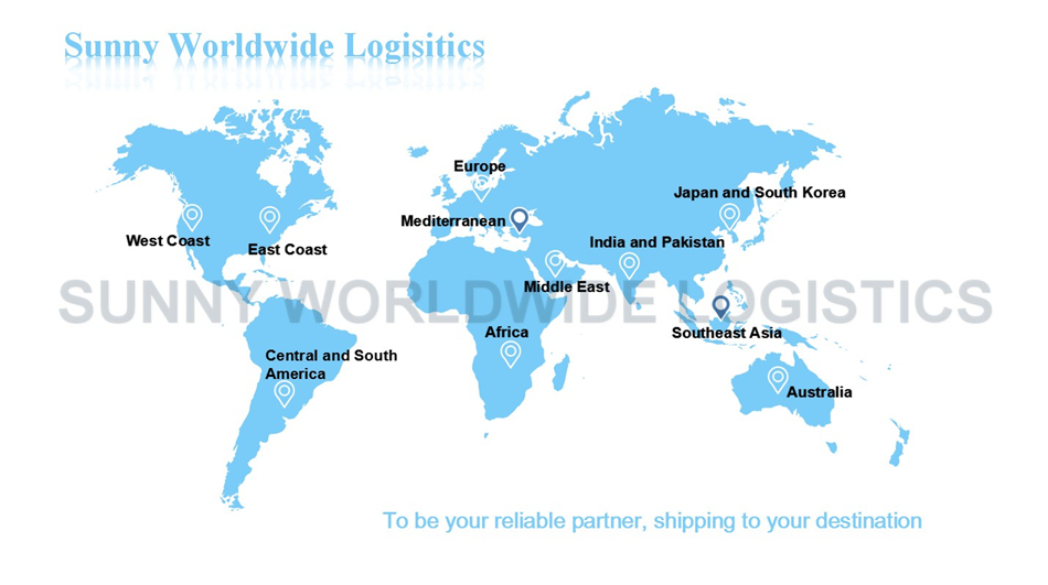 Professional express shipping delivery to door from China to USA