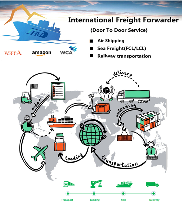 Sea freight forwarder from china to  Dubai