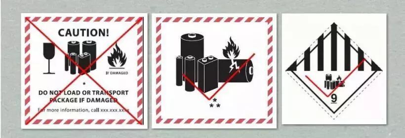 Air Shipment  battery label change regulations in 2019