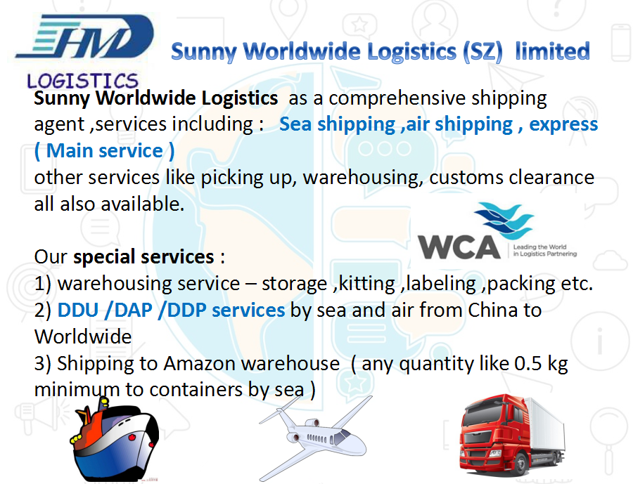 Sea shipping with door to door service from China to Canada