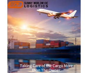 Cargo air is transported to the US airport air to door service