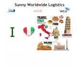 Courier express from China to Italy short time of transportation