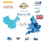 Flete aéreo directo a Inglaterra Reino Unido desde China que reenvía un agente de consolidación de carga