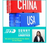 Servicio de entrega puerta a puerta Transporte marítimo de carga marítimo Tarifas de carga de China a Nueva York, EE.UU.