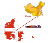 FCL LCL从中国运送货物到丹麦腓特烈西亚