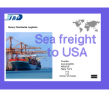 FCL container sea freight door to door delivery logistics service from Guangzhou to New York