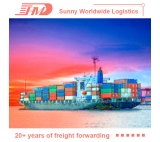 Envase completo de contenedores de China a Canadá Puerta a puerta de entrega de fletes marítimos de Shenzhen a Toronto Port