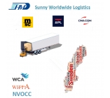 Wysyłka morska towarów Chiny do Szwecji Import mebli z Chin