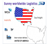 Sea freight door to door delivery service from Shenzhen to Miami