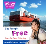 Sea freight free Shipping Agent LCL FCL amazon fba freight forwarder  to Dava  Philippines logistics services