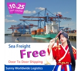Sea shipping from Shenzhen Ningbo, Shanghai, Shanghai to Europe door to door FCL container shipping agent