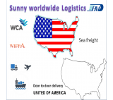 Sea shipping door to door service from Beijing to New York