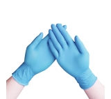 guantes de nitrilo azul desechables baratos de la FDA